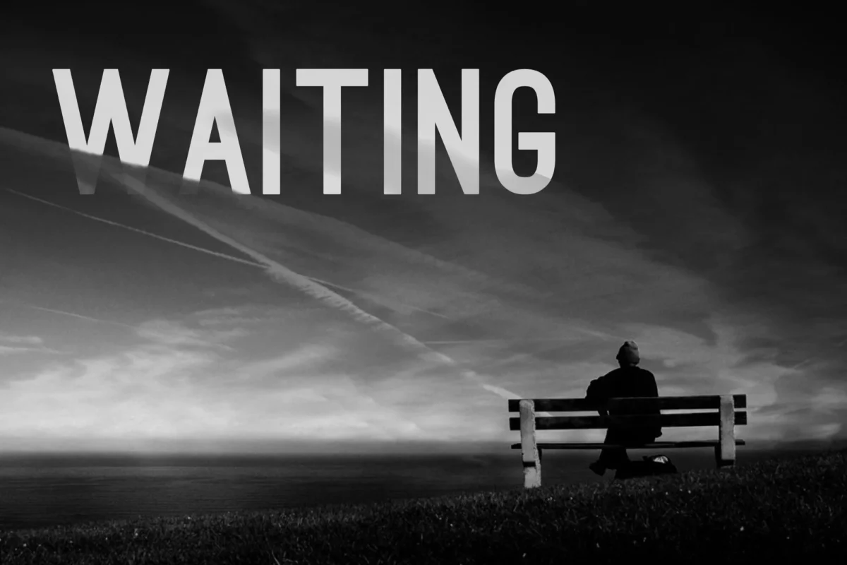 a man in the huge place waiting for something to come