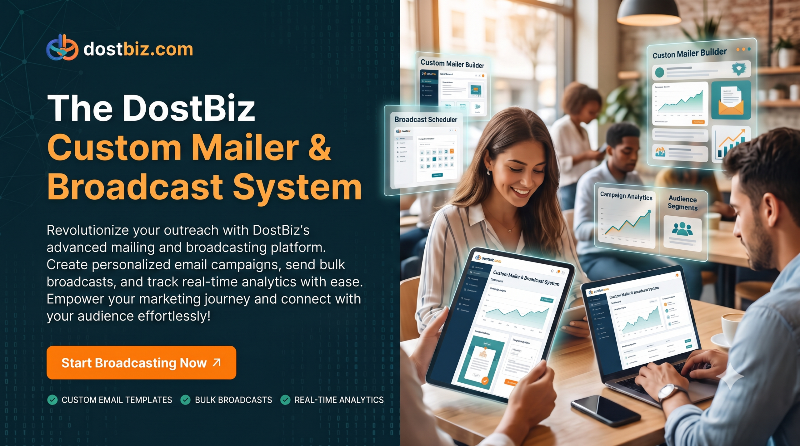 DostBiz Custom Mailer Engine Empowers Your Business Network